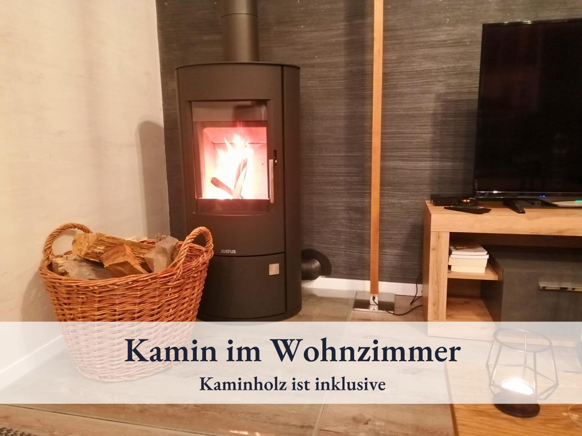 River I Wellnesstraum I Winterentspannung I Inkl Badefass I Kamin I Sauna Wendisch Rietz